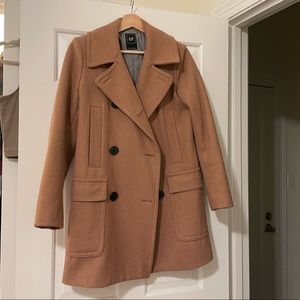 COPY - Gap Camel Wool Peacoat